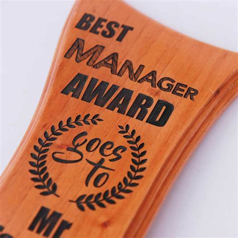 Best Manager Award T For Manager Employee Recognition Awards