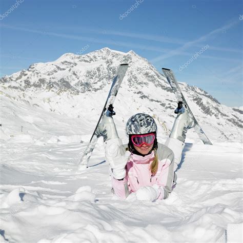 Woman Skier Stock Photo By ©phbcz 4264223