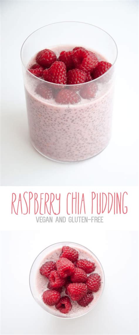 Raspberry Chia Pudding Elephantastic Vegan