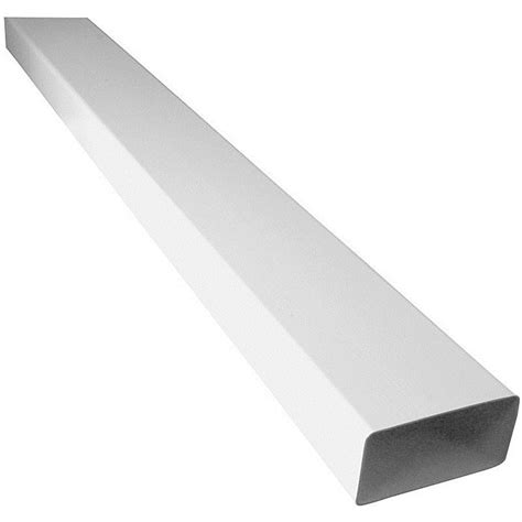 Flat Plastic Channel Duct White Ray Grahams Diy Store