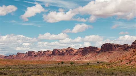 Time Lapse Of Big Puffy Clouds Stock Footage Video 100 Royalty Free