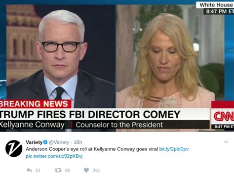 Kellyanne Conway Accuses Anderson Cooper Of Sexism Over Viral Eye Roll