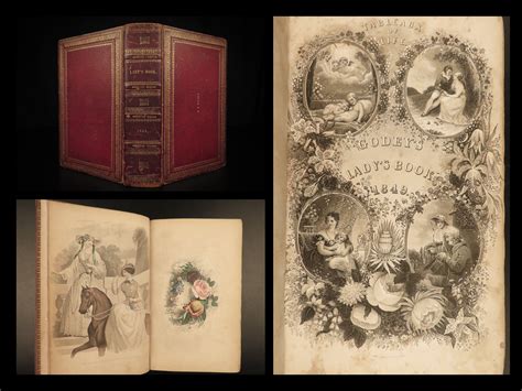 Godeys Ladys Book By Godey Louis Antoine Near Fine Hardcover 1849
