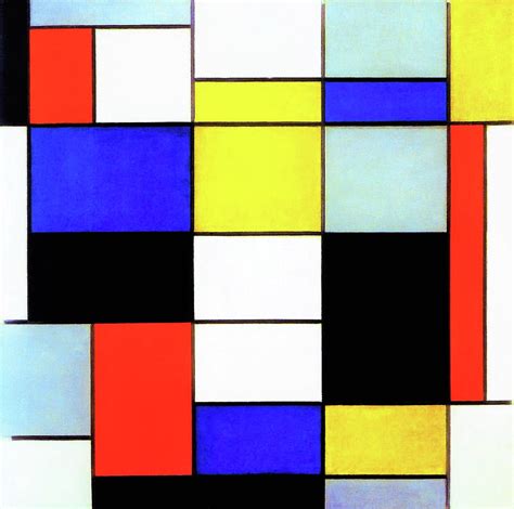 Composition A Digital Remastered Edition Painting By Piet Mondrian