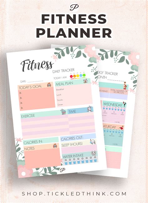 Printable Fitness Planner