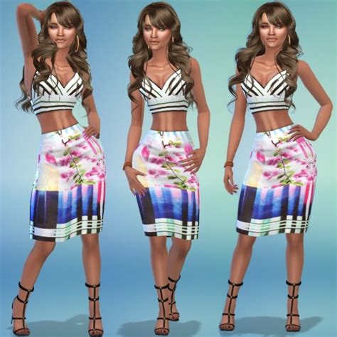 Keisha Strauss By Populationsims At Sims 4 Caliente Sims 4 Updates