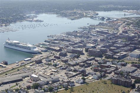 South Portland Harbor In South Portland Me United States Harbor