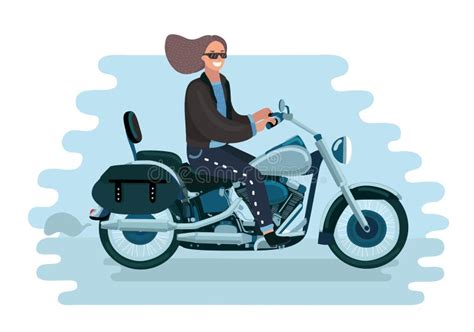 biker girl rides motorcycle stock illustrations 26 biker girl rides motorcycle stock