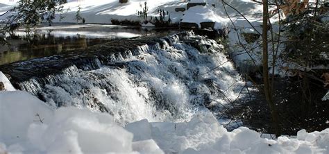 Snowy Falls I Photograph By Lisa Hurylovich Fine Art America