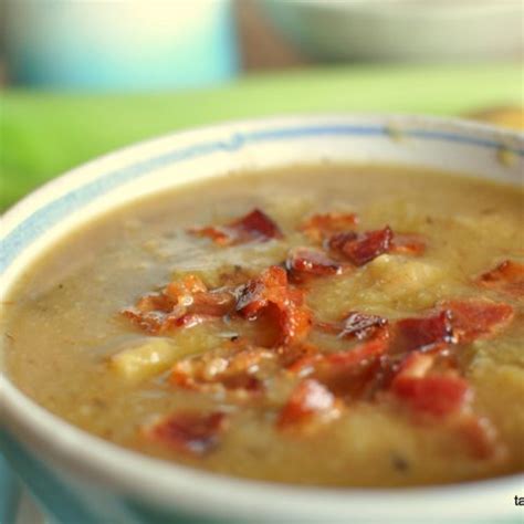 Potato Cauliflower And Leek Soup With Bacon A Gluten And Dairy Free