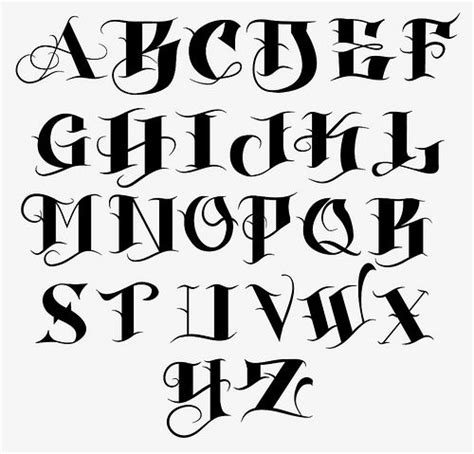 Discover About Unique Tattoo Fonts Alphabet Best In Daotaonec
