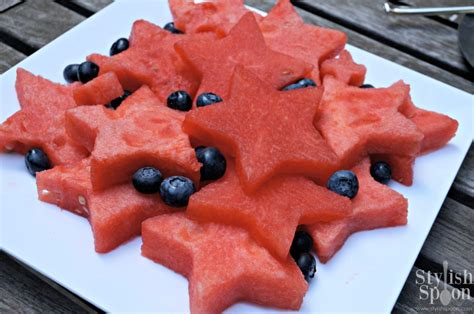 Recipe Star Shaped Watermelon 4th Of July Stylish Spoon