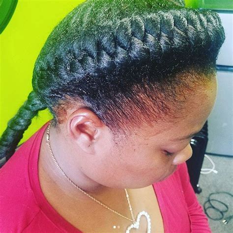 And some are like 2 goddess braids with weave. 2 Goddess Braids to the Side | New Natural Hairstyles