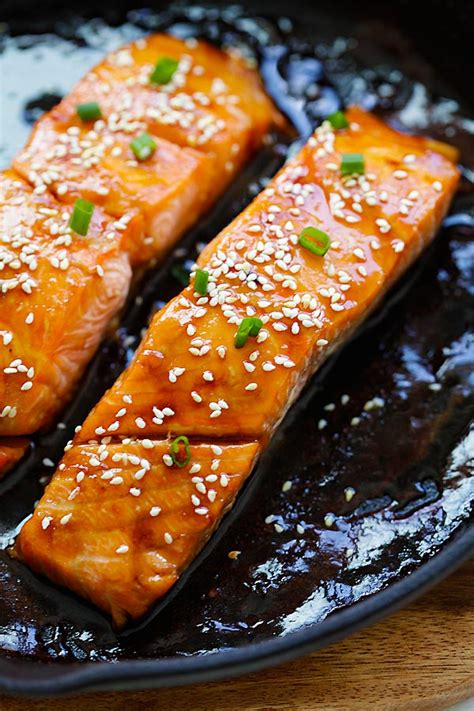 Honey Teriyaki Salmon Easy Delicious Recipes