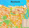 Rostock tourist map - Ontheworldmap.com