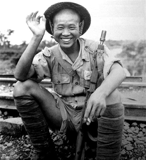 An Allied Chinese Soldier Of The Chinese Expeditionary Force Poses For