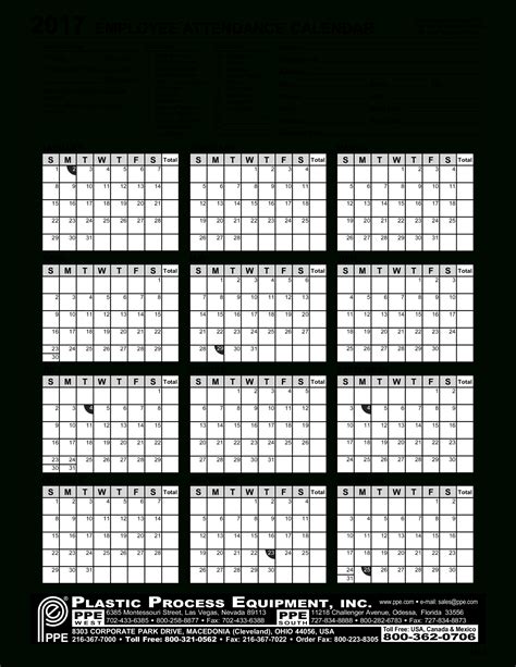 Employee Attendance Calendars Free 2021 Calendar Printables Free Blank