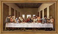 La última cena de Leonardo da Vinci 1495-1498 pintura famosa - Etsy México