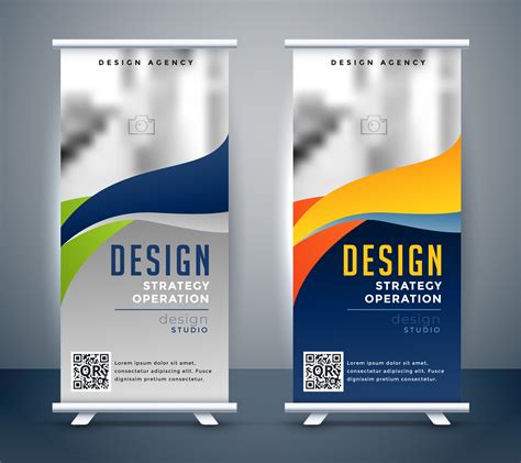 abstract roll up banner standee design - Download Free Vector Art, Stock Graphics & Images