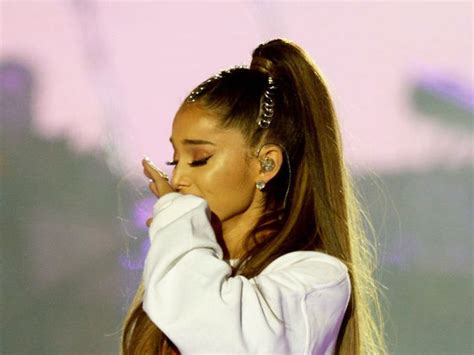 Ariana Grande Takes To Stage At Gig For Manchester Terror Victims