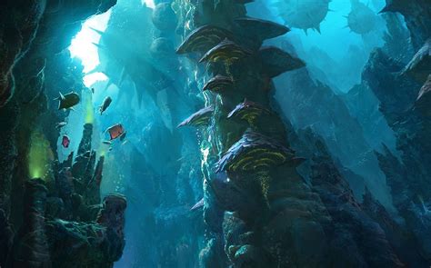 Underwater Fantasy Landscape