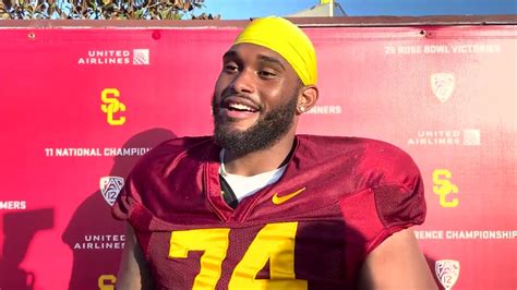 USC OL Courtland Ford On New Offensive Scheme Offensive Line Coach Josh Henson YouTube