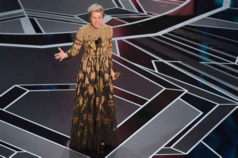 Highest paid actors in the world list of related images with preserving creative america: Frances McDormand's "Inclusion Rider" at the 2018 Oscars