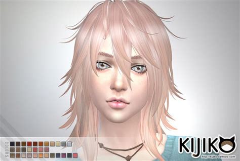 Pink And Fluffy Hair F Ts4 Edition The Sims 4 Catalog