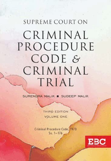 supreme court on criminal procedure code and criminal trial 1950 to 2