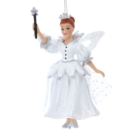 Gisela Graham Fairy Tale Collection White Resin Fairy Godmother