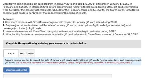 We did not find results for: Solved: CircuitTown Commenced A Gift Card Program In Janua... | Chegg.com