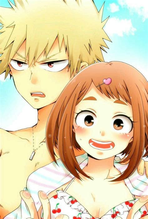 Pin By Sky Flakes On Kacchako Canon Ship Anime Cute Anime Coupes Hero