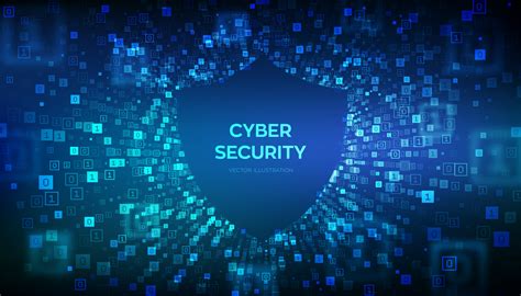 Cyber Security Background Network Protection Internet Security