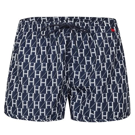 Hugo Monogram Shorts Women Swim Shorts Flannels