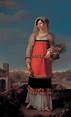Princess_Charlotte_Bonaparte_Gabrielli_by_J-B_Wicar,_1815 - History of ...