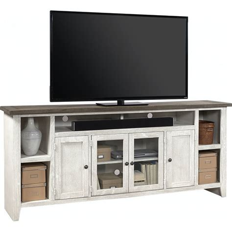 15 Collection Of White Rustic Tv Stands