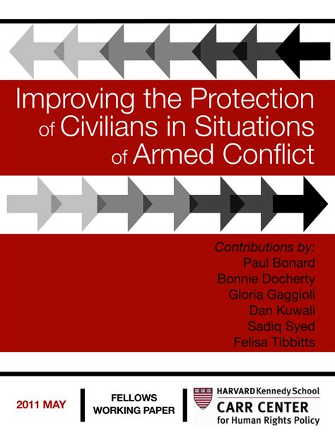 Pdf Improving The Protection Of Civilians In Situations Of Armed Conflict