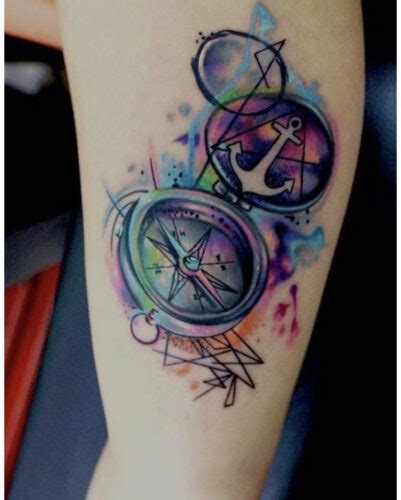 Watercolor Clock Tattoo Transforming The Body Into Living Art