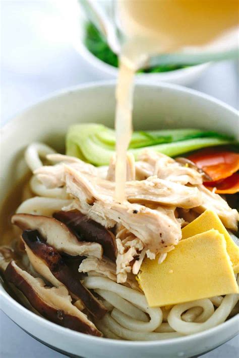 The best chicken soups offer plenty of flavor and comfort. Japanese Chicken Udon Soup Recipe with Bok Choy | Jessica ...