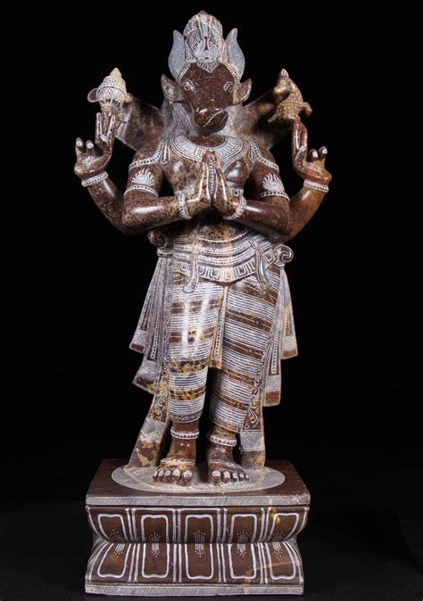 Sold Marble Nandikeshwara Nandi Statue 27 57bm1 Hindu Gods And Buddha Statues