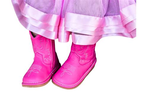 Hot Pink Leather Cowgirl Boots For Toddlers Squeak And Giggle