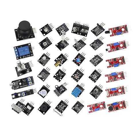 10gtek 37 In 1 Sensor Modules Kit With Tutorial Compatible With Arduino Uno R3 Mega