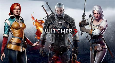 The Witcher Poster Geralt Luminos Tris Marigold Redhead Game Man