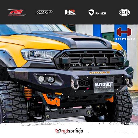 Ford Ranger Px Px King Series Front Steel Bumper Rs Am