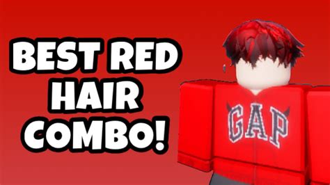 How To Make The Most Ultimate Roblox Red Hair Combos Red Hair Combos