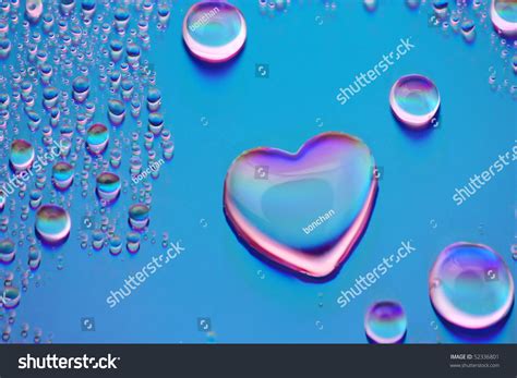 Heart Shaped Water Drop Stock Photo 52336801 Shutterstock