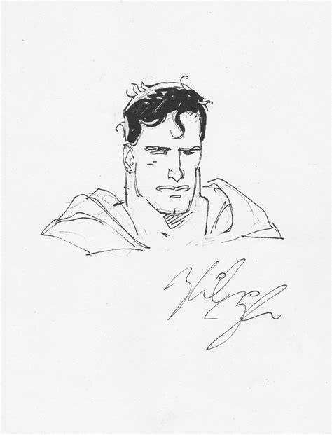 Mike Mignola Mike Mignola Superman Sketches Male Sketch Art