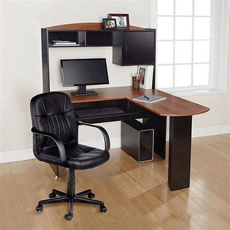 Check spelling or type a new query. Computer Desk & Chair Corner L-Shape Hutch Ergonomic Study ...
