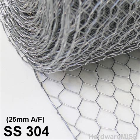 Stainless Steel Chicken Wire Mesh Ss304 Twisted Hexagonal Wire Mesh