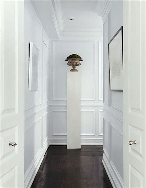 A Long Narrow Hallway Help For A Dark Scary Mess Moldings And Trim Hallway Decorating Home